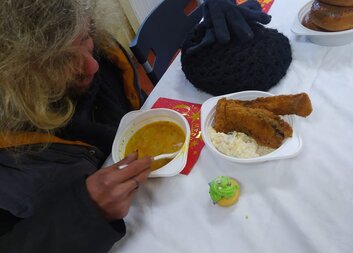 Vánoční posezení s klienty Domu sv. Pavla