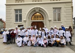 22-01-12 Koledování s Biskupským Gymnáziem