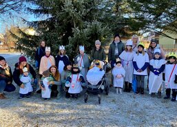 22-01-08 tříkrálová sbírka Ševětín