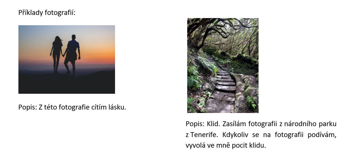 příklady fotografií