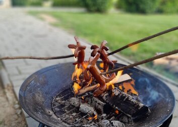 Grilovačka jak má být. Projekt Aktivitou k lepší kondici a náladě navodil letní atmosféru
