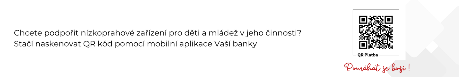 QR kódy služeb - NZDM